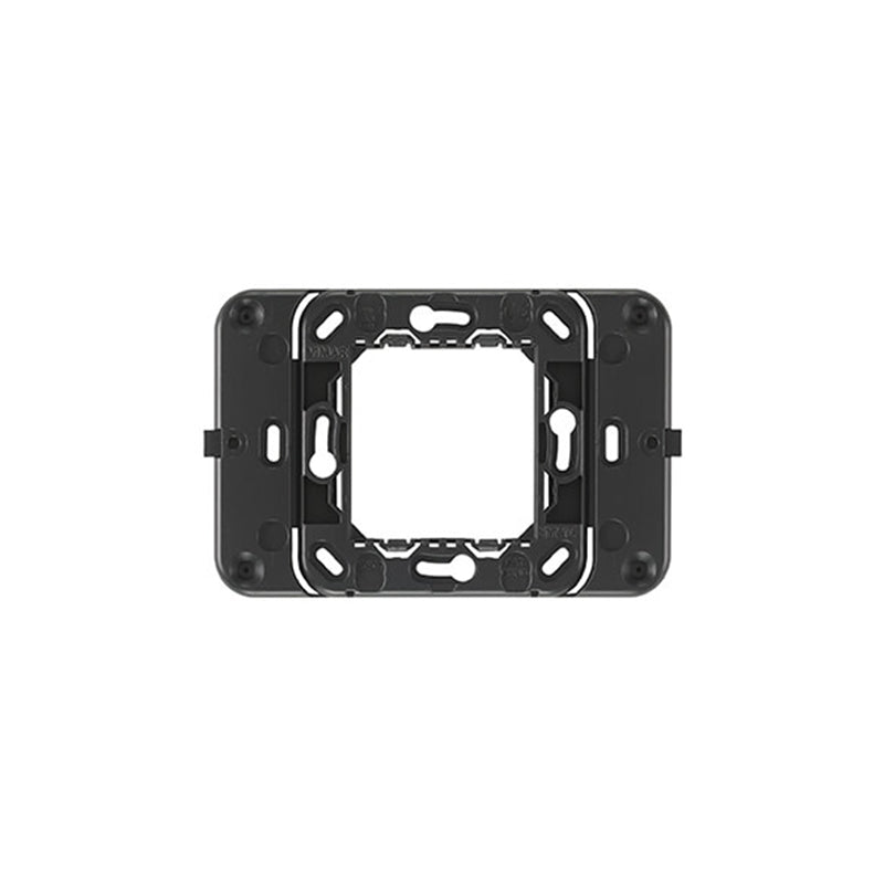 Eikon & Plana Frame for Enocean 20505 2-Button Wireless Rocker Switch, Grey, 2 Modules (Central)
