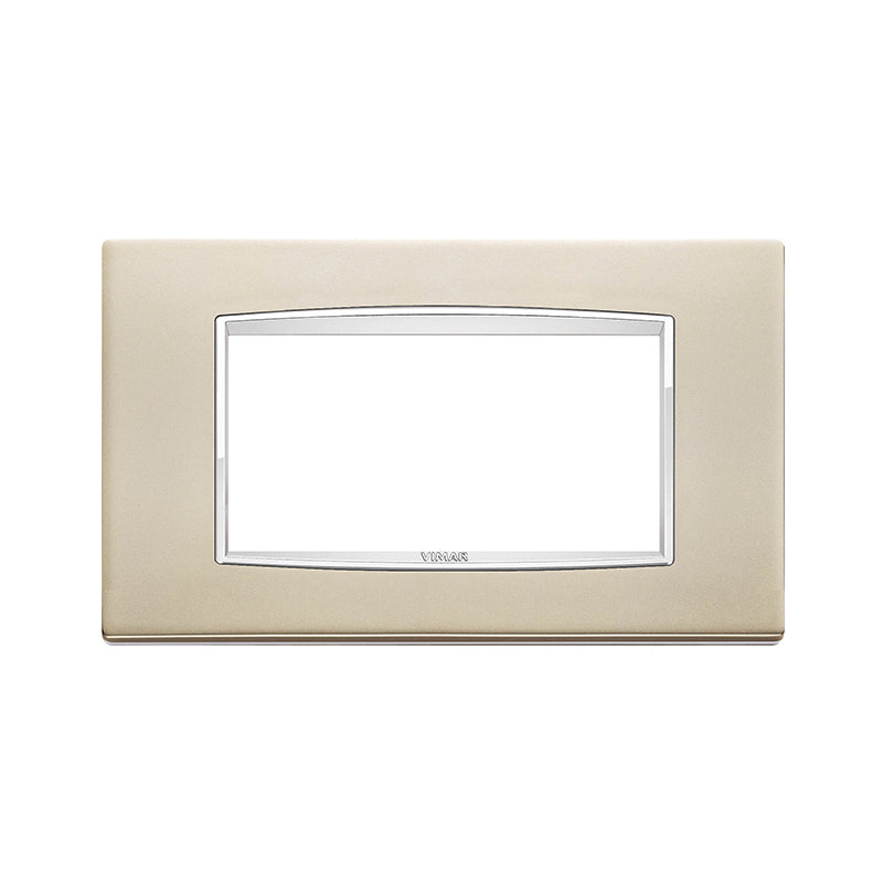 Plate: Metal, Satin Nickel 4M, Square, Eikon