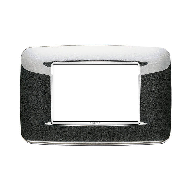 Plate: Metal Anthracite 3M, Round, Eikon