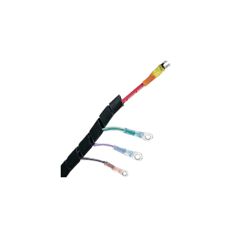 Sprial Wrap, Black, 0.5", 10' Length