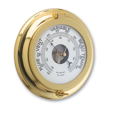 Barometer set into litle case