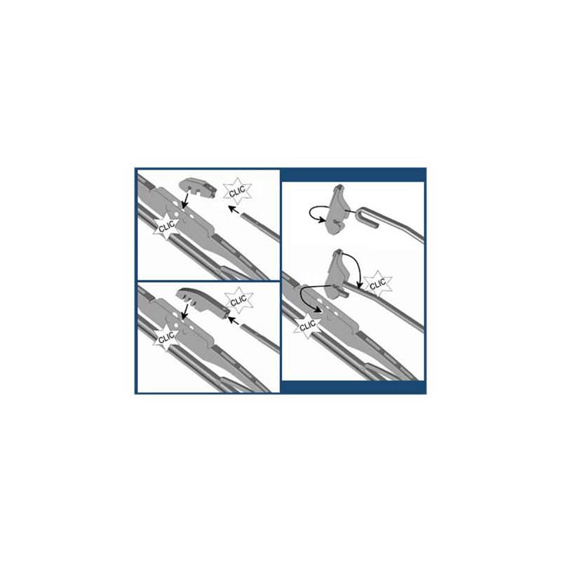 Wiper Blade, 430mm (17") (Blister Pack)