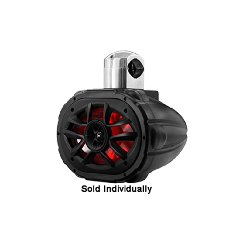 Tower Speaker, 6x9" 2-Way, 600W, Illum.