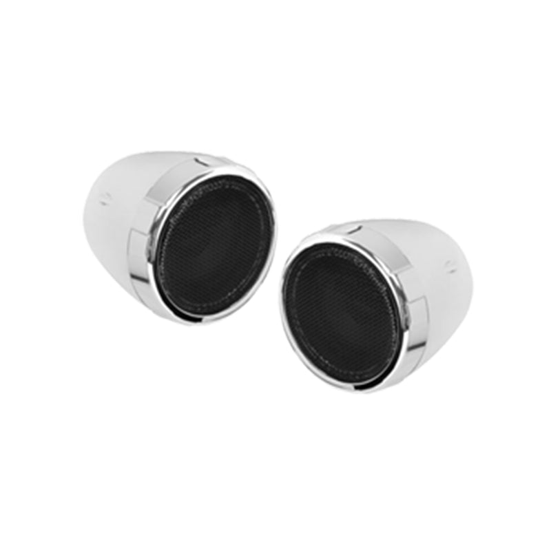 ATV Speakers/Amp, 3", Chrome