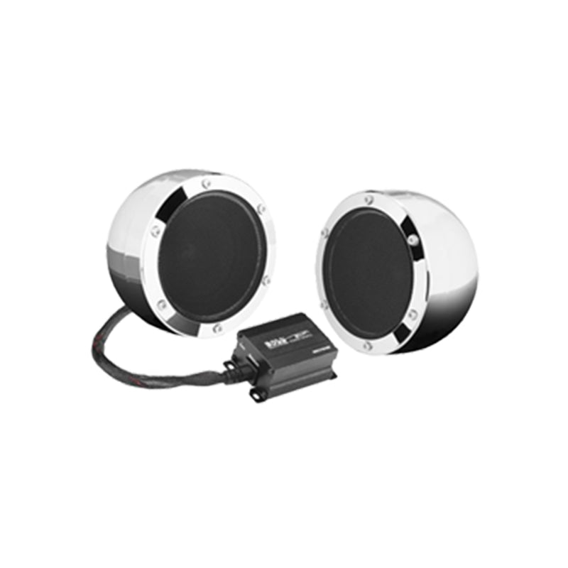ATV Speaker/Amp, 4", Chrome