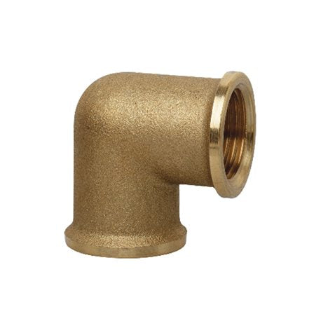 Brass 90° elbow "FF"