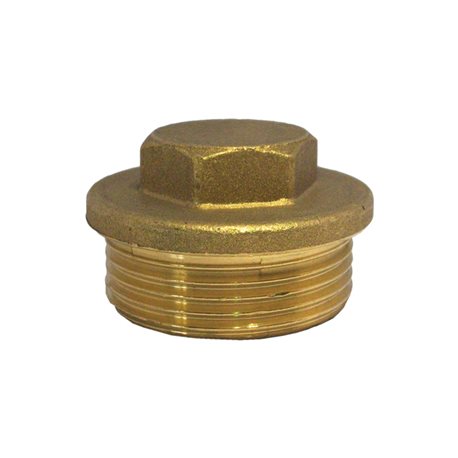 Brass male plug "M"
