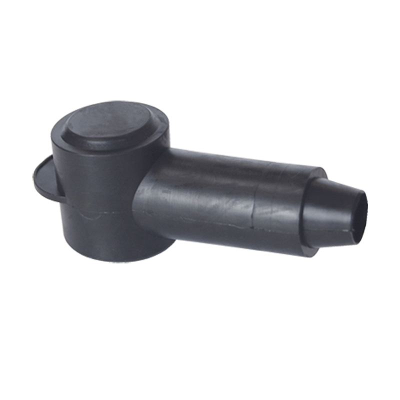 Cable Cap, for 5/16-5/8" Stud, #4-8, Blk