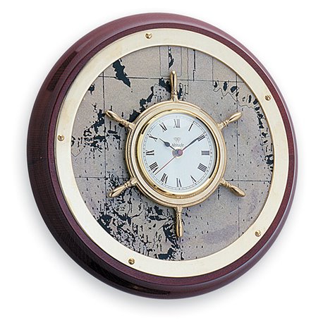 Clock with steering wheel