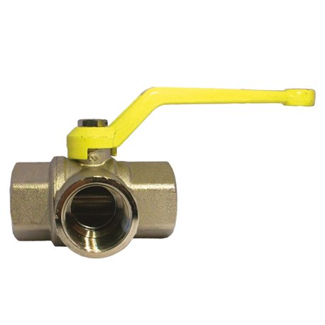 F.F.F ball-valve three way, L