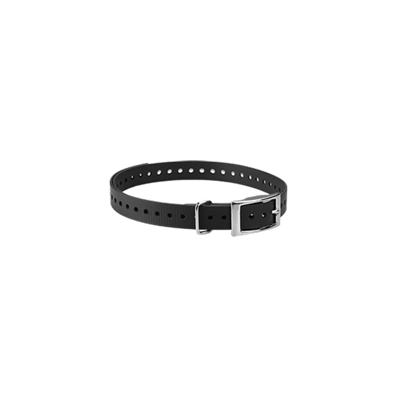 3/4" Square Buckle Collar Strap (Black)