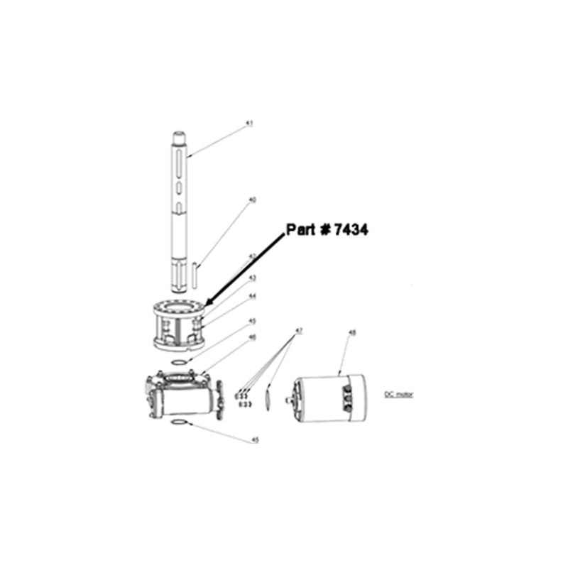 Spacer Tube, for Up To 8" Deck
