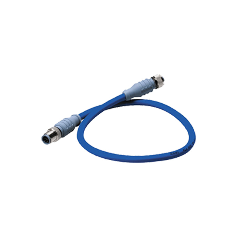 Mid Double-Ended Cordset, 6m, Blue