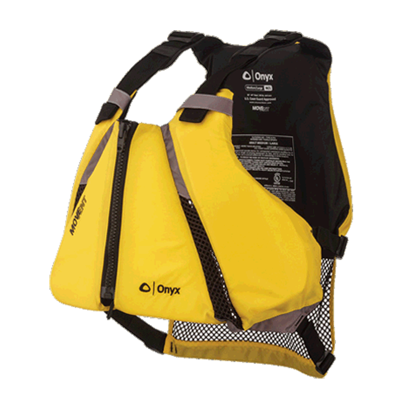 MoveVent Curve Life Vest Yellow, XL/2XL