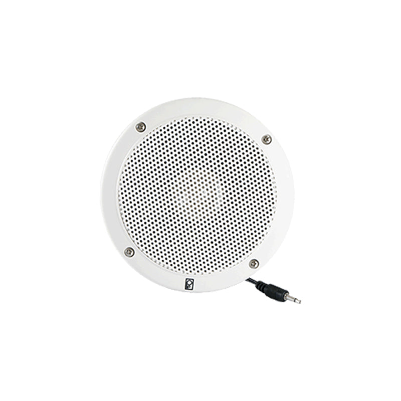 External Speaker, 6" Round, White