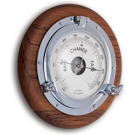 Porthole with barometer