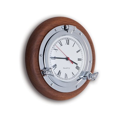 Porthole with clock