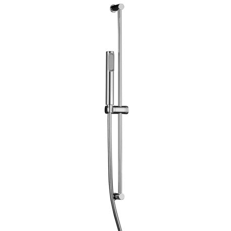 Sliding rail with hand shower