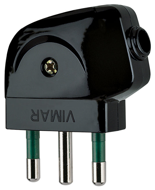 2P+E 16A S17 90°-plug black