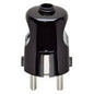 2P+E 16A S31 axial plug black