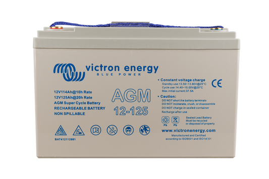 12V/125Ah AGM Super Cycle Batt. (M8)