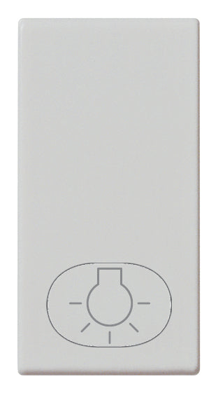Button 1M light symbol Silver