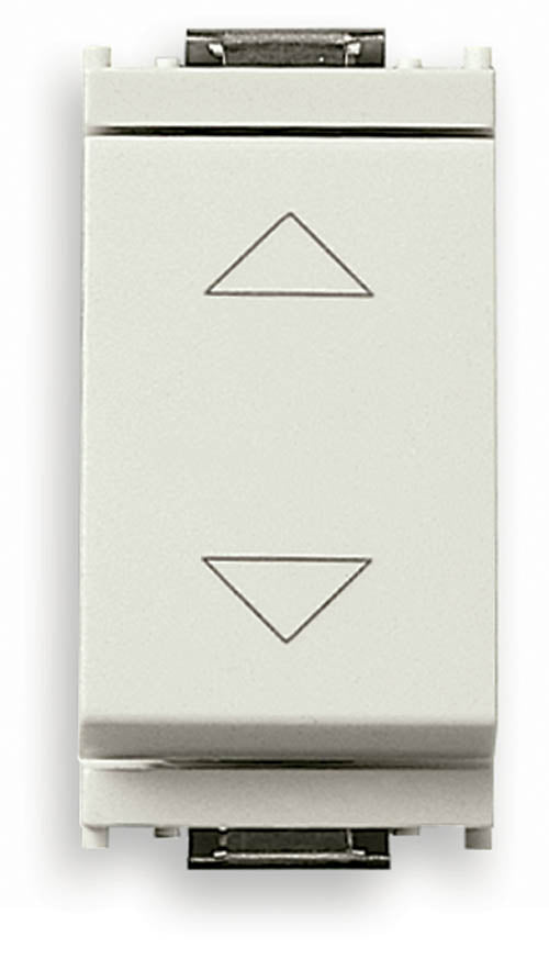 1P 10A 2-way push button white