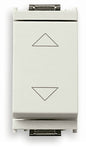 1P 10A 2-way push button white