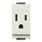 2P+E 15A 127V USA outlet white