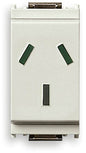 2P+E 10A Argentinian SICURY outlet white