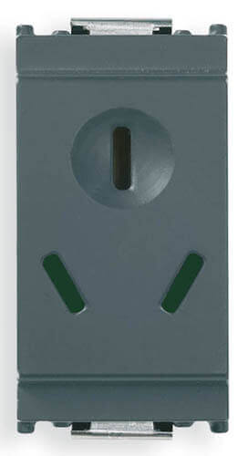 2P+E 10A Chinese SICURY outlet grey