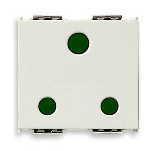 2P+E 16A English SICURY outlet white