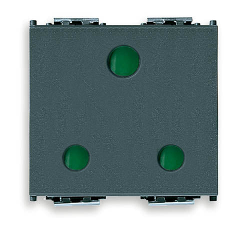2P+E 16A English SICURY outlet grey