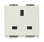 2P+E 13A English SICURY outlet white