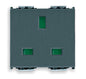 2P+E 13A English SICURY outlet grey