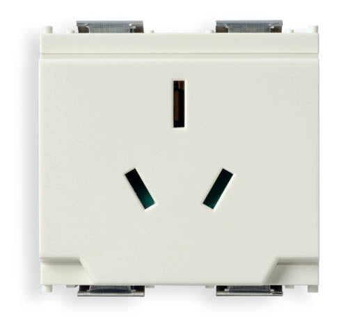 2P+E 10A Australian SICURY-outlet white