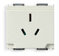 2P+E 10A Australian SICURY-outlet white