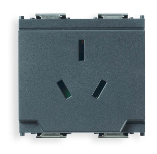 2P+E 10A Australian SICURY-outlet grey
