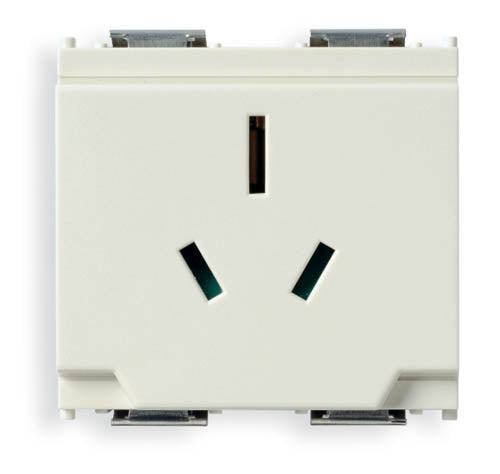 2P+E 15A Australian SICURY-outlet white
