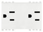 Two 2P+E15A USA+SASO SICURYoutlets white