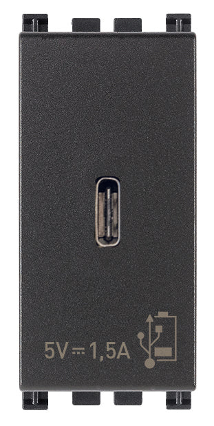 C-USB supply unit 5V 1,5A 1M grey