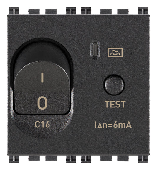 1P+N C16 RCBO 120-230V 6mA grey