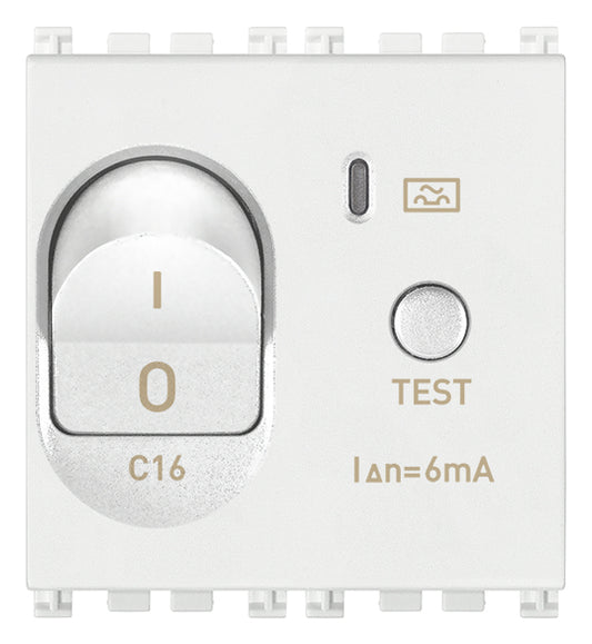 1P+N C16 RCBO 120-230V 6mA white