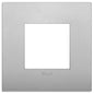 Classic plate 2M techno matt silver