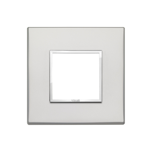 Plate 2M aluminium silver