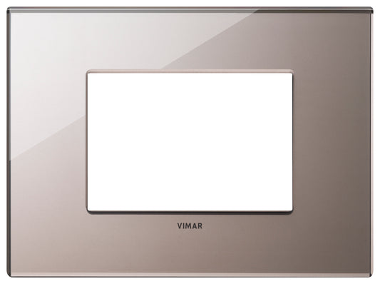 Plate 3M mirror glass shiny bronze