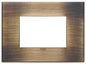Plate 3M metal antique brushed bronze