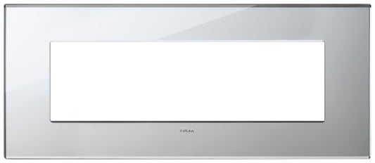 Plate 7M mirror glass ice silver