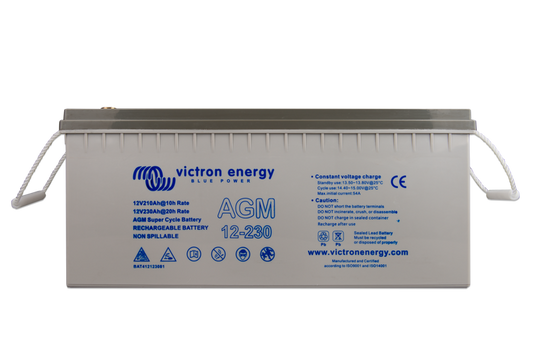 12V/230Ah AGM Super Cycle Batt. (M8)