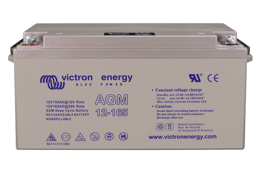 12V/165Ah AGM Deep Cycle Batt.